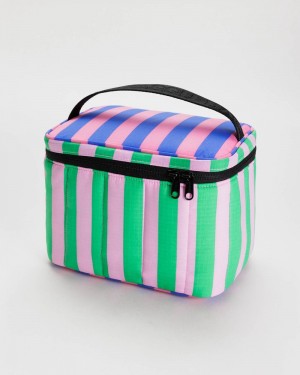 Bolsa De Almuerzo Baggu Puffy Rosas Verdes | 524601-YIO
