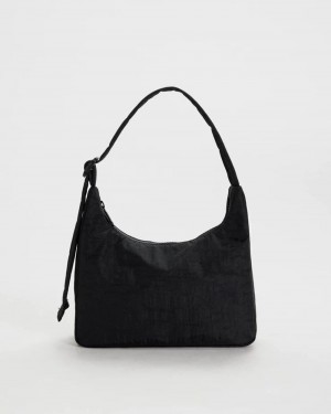 Bolsa De Hombro Baggu Mini Nylon Negros | 129647-FAH