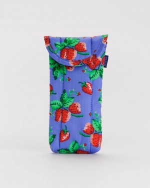 Bolsa Estuche Baggu Puffy Glasses Sleeve Azules | 623548-MHX