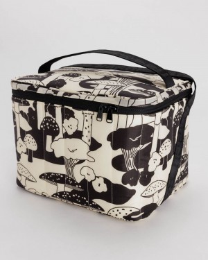 Bolsa Nevera Baggu Puffy Blancos Negros | 206871-CHX