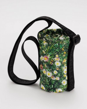 Bolsa Outdoor Baggu Puffy Agua Bottle Sling Verdes | 376519-KJF