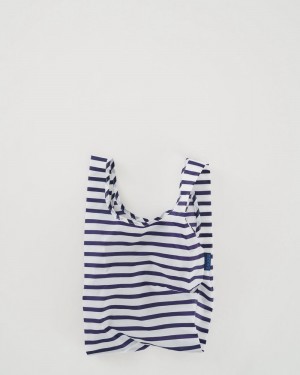 Bolsa Reutilizable Baggu Baby Azules Blancos | 034582-GAU