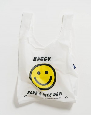 Bolsa Reutilizable Baggu Standard Blancos | 402931-VXL