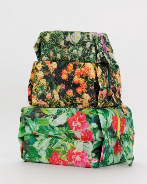 Bolso Pequeño Baggu 3D Zip Set Verdes | 617245-RBI