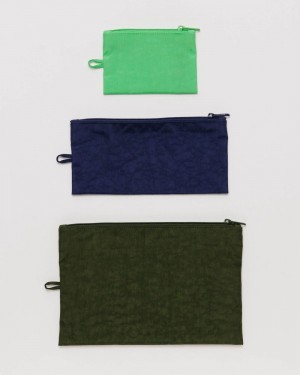 Bolso Pequeño Baggu Flat Pouch Set Multicolor | 523480-IYG