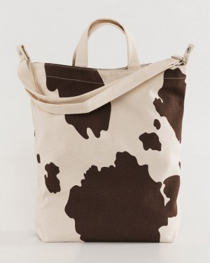 Bolso Tote Baggu Duck Marrom Blancos | 695328-UPT