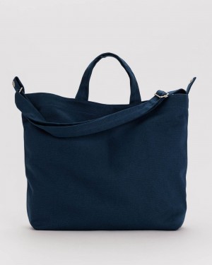 Bolso Tote Baggu Horizontal Duck Azul Marino | 608149-SCT