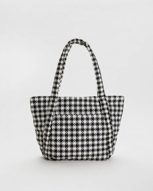 Bolso Tote Baggu Mini Cloud Negros Blancos | 162835-BDL