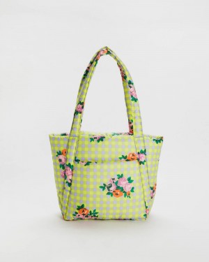 Bolso Tote Baggu Puffy Mini Verdes | 923140-DJN