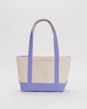 Bolso Tote Baggu Small Heavyweight Lona Azules | 369704-PBV