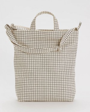 Bolso Tote Baggu Zip Duck Beige | 586047-JSX