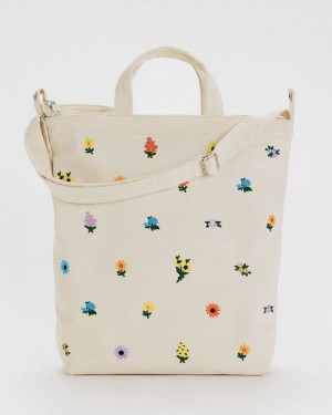 Bolso Tote Baggu Zip Duck Blancos | 230518-EXC