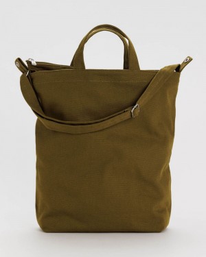Bolso Tote Baggu Zip Duck Verde Oliva | 210846-RTZ