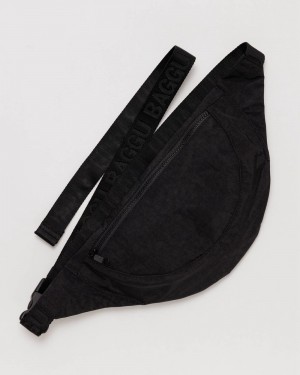 Bolsos Cruzados Baggu Crescent Fanny Pack Negros | 082357-SJQ