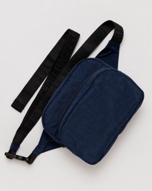 Bolsos Cruzados Baggu Fanny Pack Azul Marino | 024165-KHR