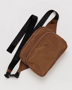 Bolsos Cruzados Baggu Fanny Pack Marrom | 910238-OYD