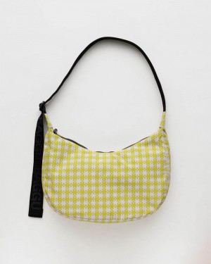 Bolsos Cruzados Baggu Medium Nylon Crescent Amarillos | 546793-AND