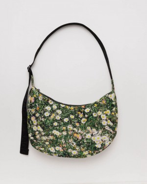Bolsos Cruzados Baggu Medium Nylon Crescent Verdes | 195286-ITQ