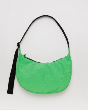 Bolsos Cruzados Baggu Medium Nylon Crescent Verdes | 614958-RMG