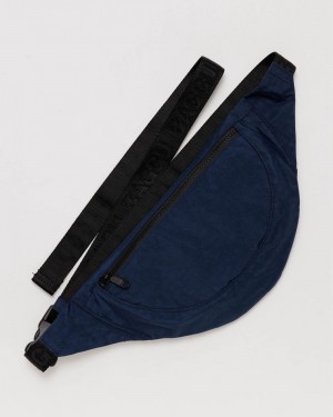 Bolsos De Viaje Baggu Crescent Fanny Pack Azul Marino | 267480-OTA
