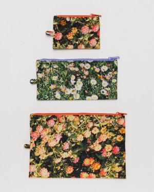 Bolsos De Viaje Baggu Flat Pouch Set Multicolor | 071685-XYO