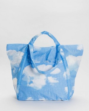 Bolsos De Viaje Baggu Travel Cloud Azules Blancos | 269534-ZTH