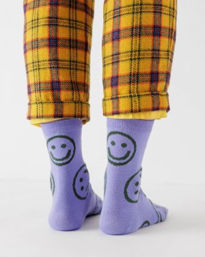 Calcetines Baggu Crew Lavanda | 042568-TXY
