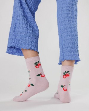 Calcetines Baggu Crew Rosas | 907316-GEJ