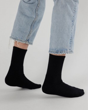 Calcetines Baggu Ribbed Negros | 859304-MLI
