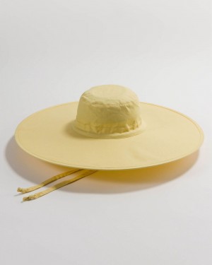 Sombreros Baggu Packable Sun Amarillos | 425069-BFD