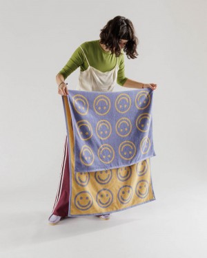 Toalla Baggu Bath Azules Amarillos | 142976-XTM