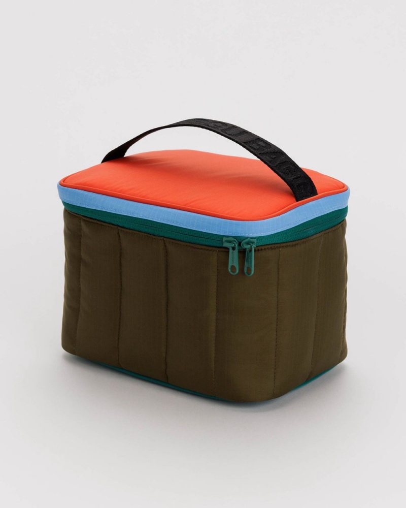 Bolsa De Almuerzo Baggu Puffy Verde Oliva | 168904-YUR