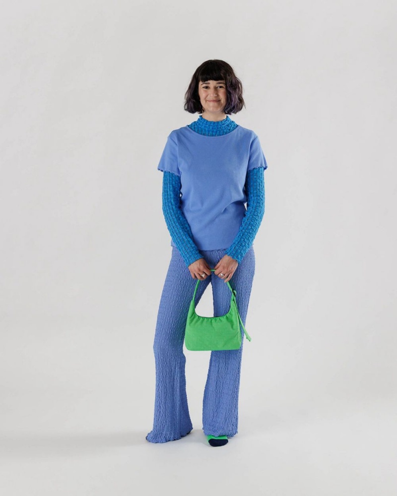Bolsa De Hombro Baggu Mini Nylon Verdes | 524109-TPG