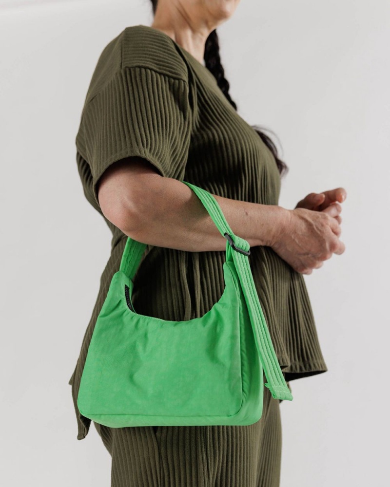 Bolsa De Hombro Baggu Mini Nylon Verdes | 524109-TPG