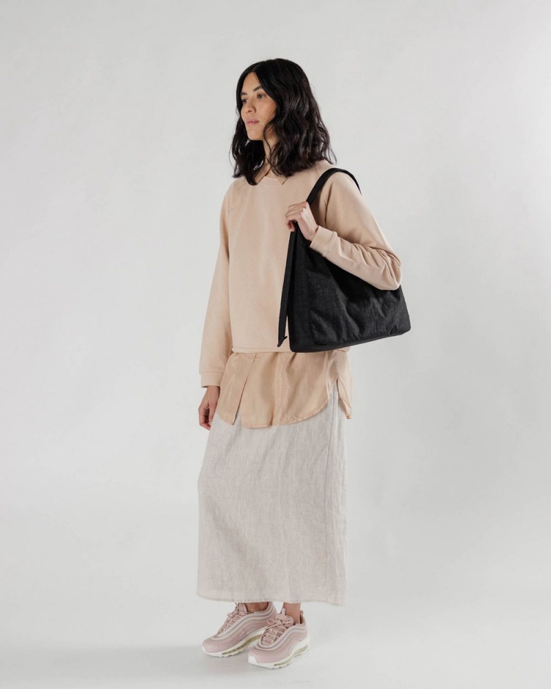 Bolsa De Hombro Baggu Nylon Negros | 369250-MFH