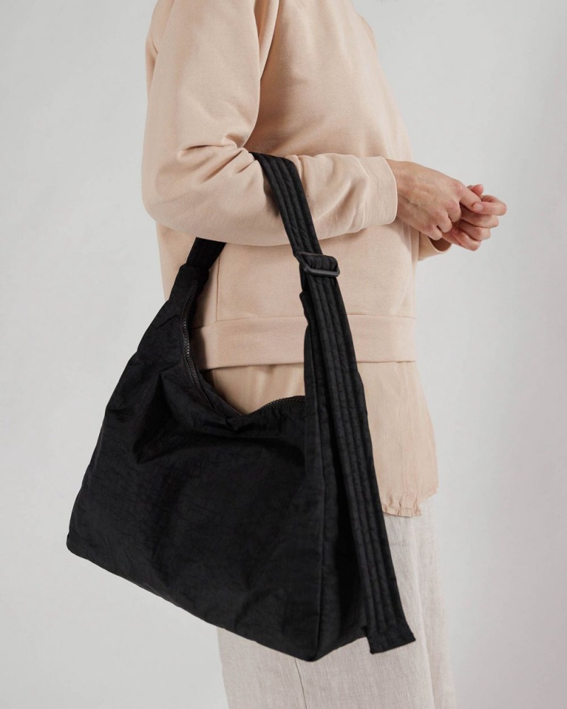 Bolsa De Hombro Baggu Nylon Negros | 369250-MFH