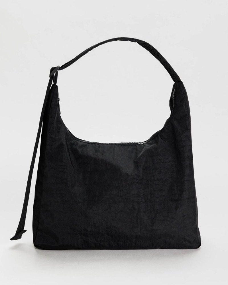 Bolsa De Hombro Baggu Nylon Negros | 369250-MFH
