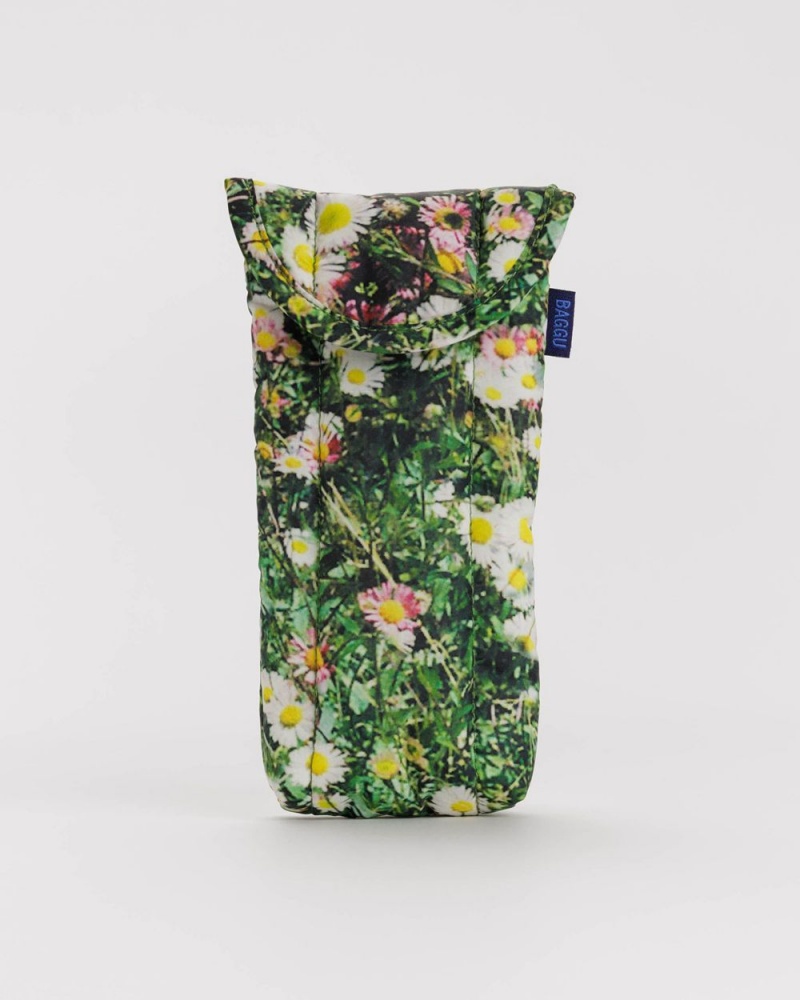Bolsa Estuche Baggu Puffy Glasses Sleeve Verdes | 735908-WRG