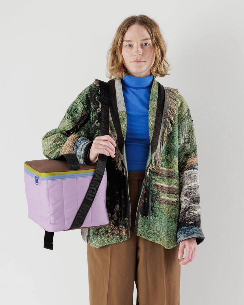 Bolsa Nevera Baggu Puffy Morados | 820579-JEX