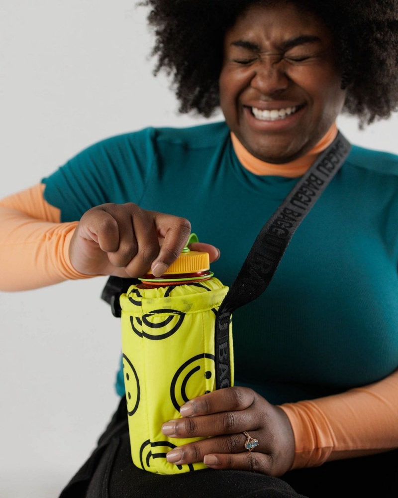 Bolsa Outdoor Baggu Puffy Agua Bottle Sling Amarillos | 163987-EYM
