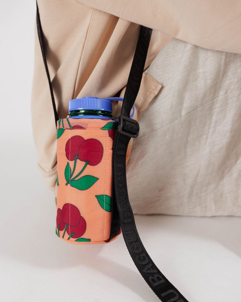 Bolsa Outdoor Baggu Puffy Agua Bottle Sling Rosas | 014978-VCX