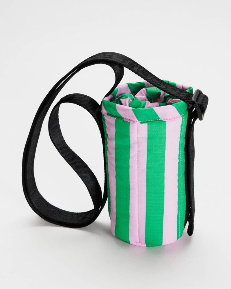 Bolsa Outdoor Baggu Puffy Agua Bottle Sling Rosas Verdes | 309562-RHG