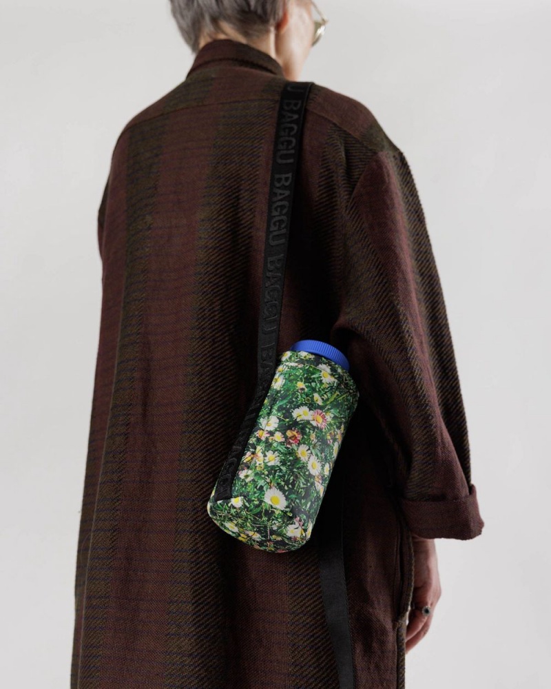Bolsa Outdoor Baggu Puffy Agua Bottle Sling Verdes | 376519-KJF