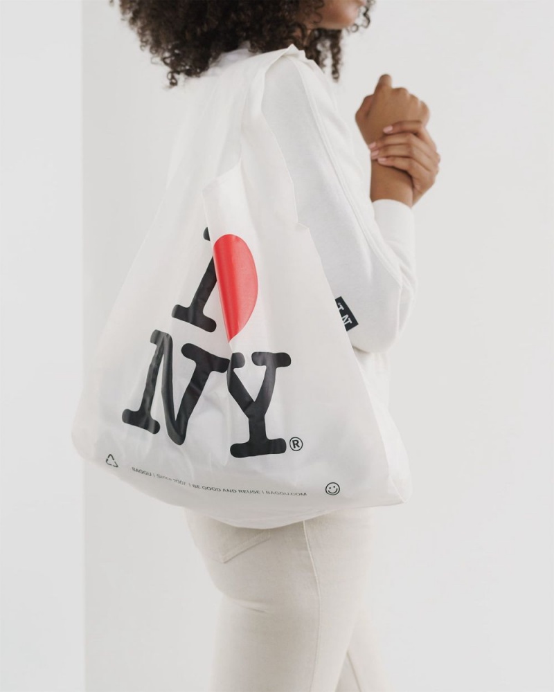 Bolsa Reutilizable Baggu Standard Blancos | 468791-UST