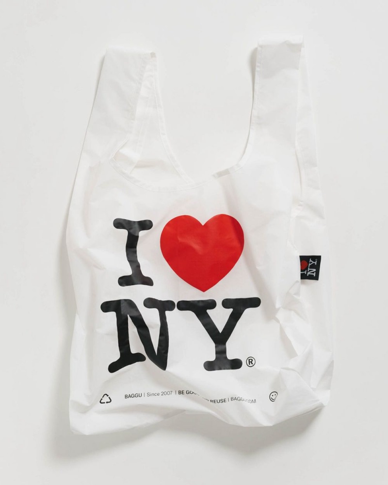 Bolsa Reutilizable Baggu Standard Blancos | 468791-UST