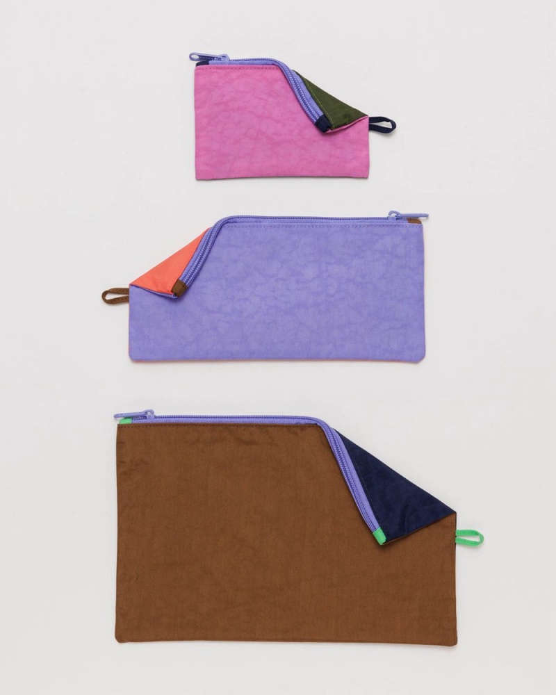 Bolso Pequeño Baggu Flat Pouch Set Multicolor | 850367-MDR