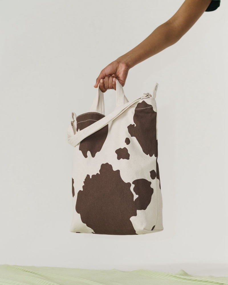 Bolso Tote Baggu Duck Marrom Blancos | 695328-UPT