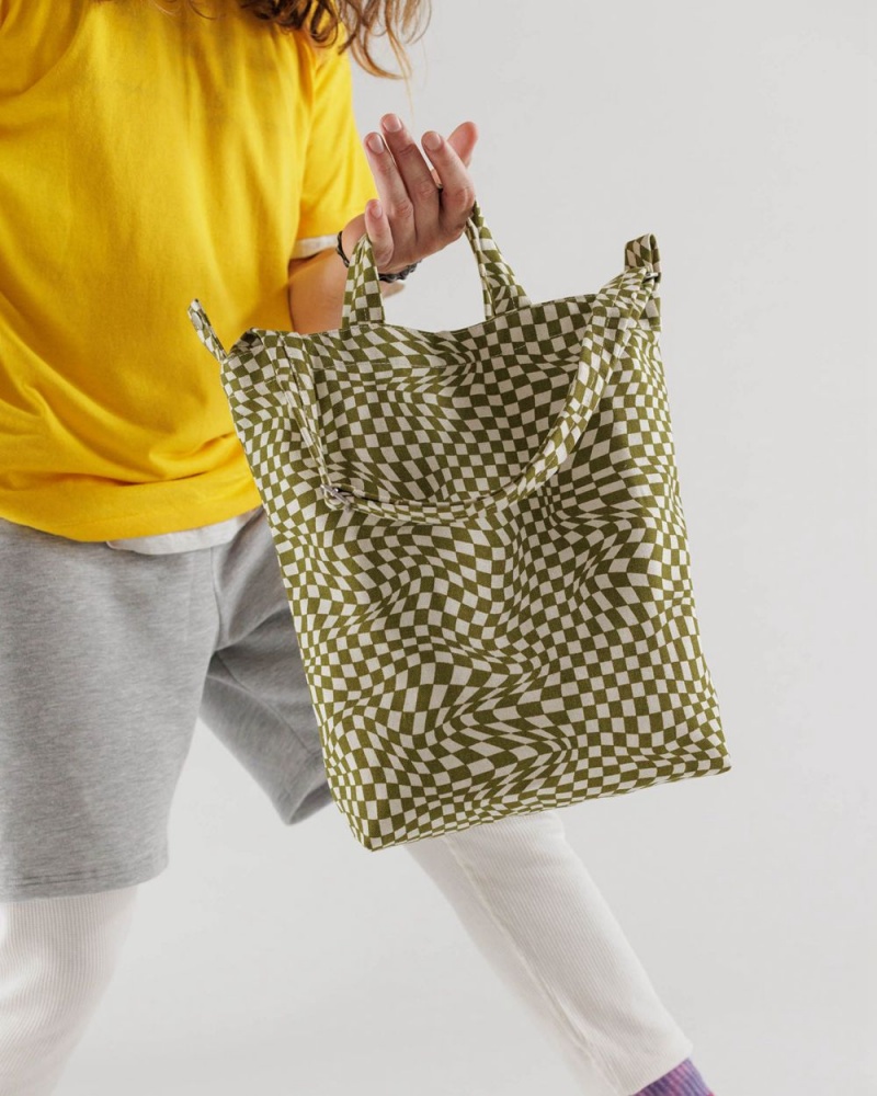 Bolso Tote Baggu Duck Verde Oliva | 415827-DWN
