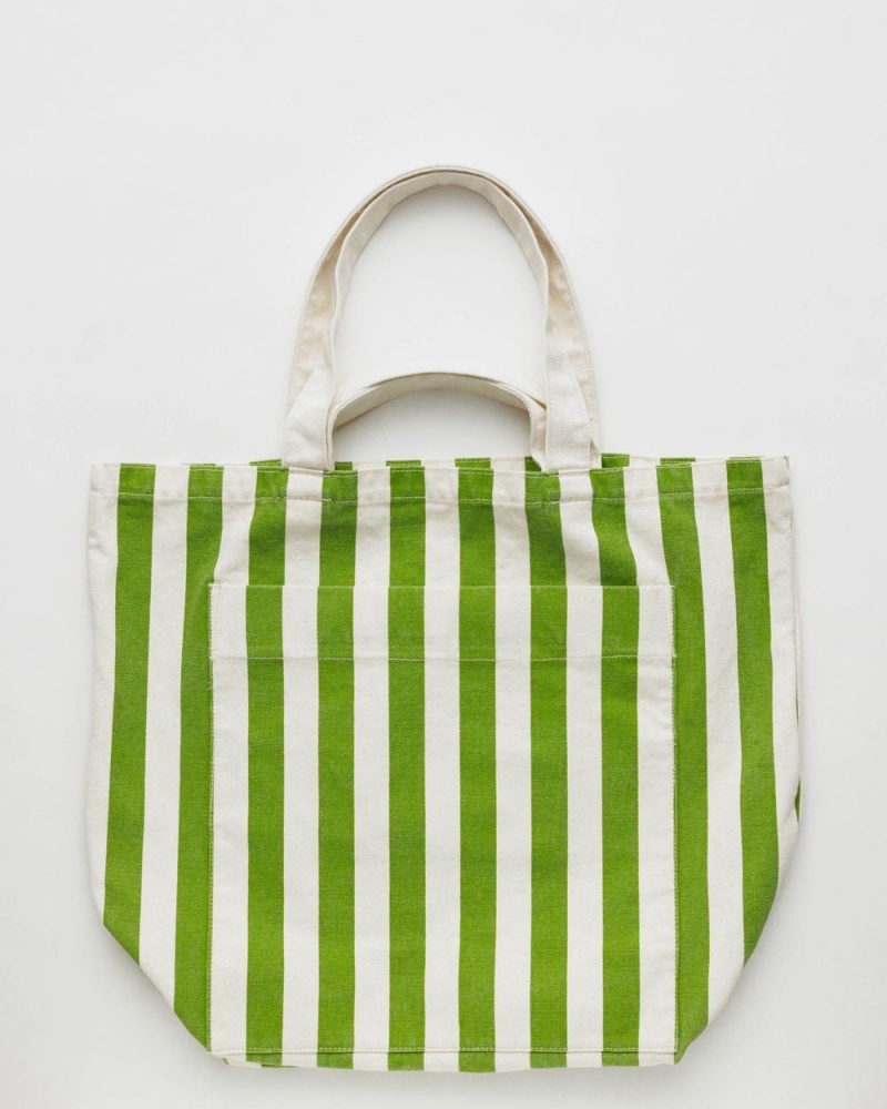 Bolso Tote Baggu Giant Pocket Verdes Blancos | 274659-EVN