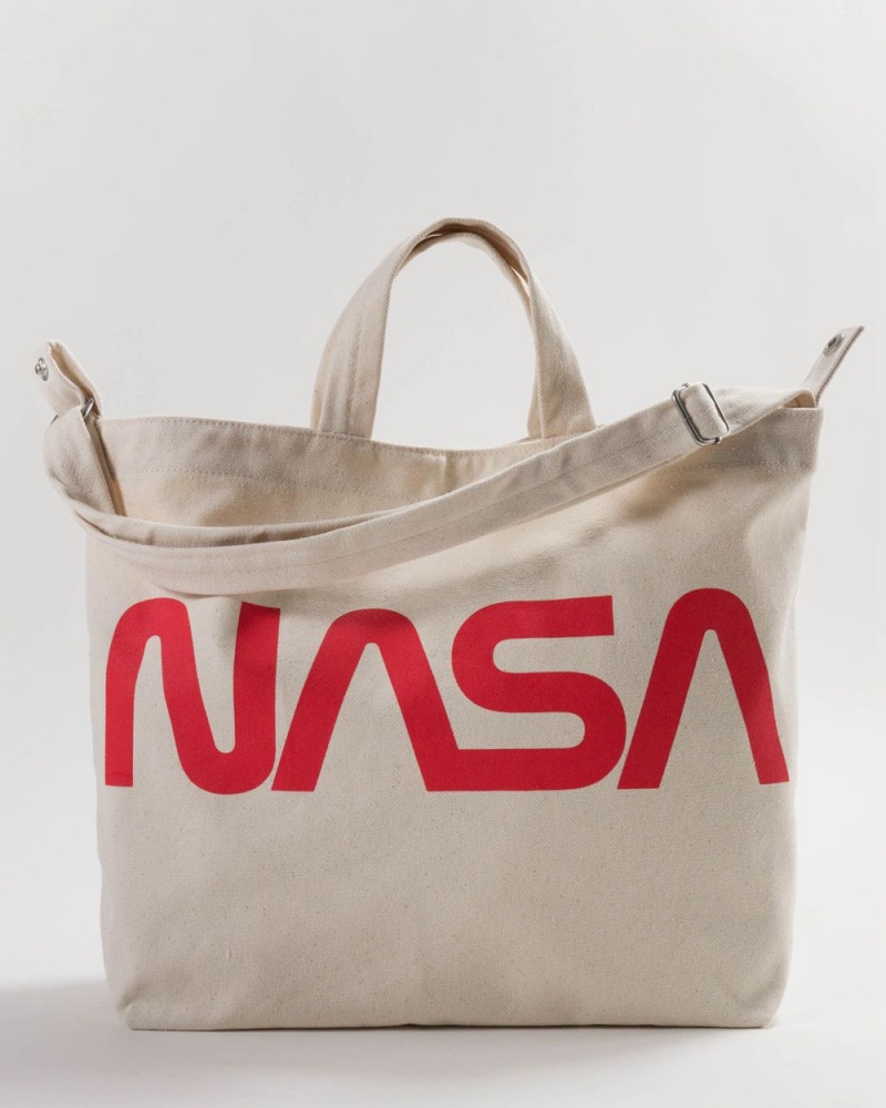 Bolso Tote Baggu Horizontal Duck Beige | 618439-LIX